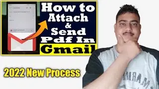 How to attach and send pdf file in gmail using mobile phone | gmail me pdf file ko kaise send kare