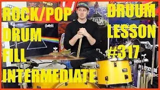 Rock & Pop Drum Fill - Intermediate Level - Drum lesson 
