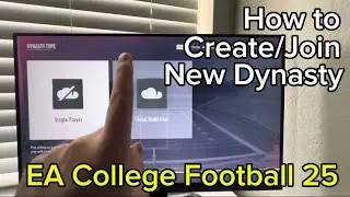 How to search/join a dynasty on EA Sports College Football 25 (Easy Tutorial!) (2024)
