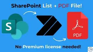 Make a PDF File from a New Item Created in SharePoint List with Power Automate