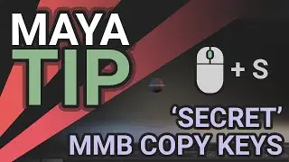 Maya Animation Tip - 'Secret' Middle Mouse Copy Keys