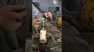 Improvised lathe