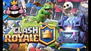 Dia 1 tentando chegar na arena 10 - Clash Royale