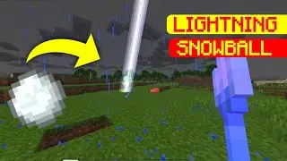 Minecraft: How to Make Lightning Snowball
