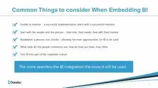 The Fundamentals of Embedded BI Webinar