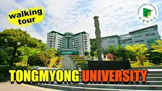 Walking around Tongmyong University Busan, South Korea