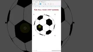 Football logo design in coreldraw | logo design in #coreldraw #shorts #viralshorts #trandingshorts