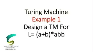 Turing Machine Example 1 Design a TM For L= (a+b)*abb