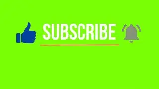 YOUTUBE Subscribe Button Green Screen | like Subscribe Green Screen No Copyright | Bell Green Screen