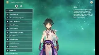 Xiao voice-over: Hello  (Genshin Impact eng)