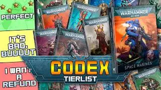 Ranking EVERY Codex in 40K - A Farewell to 10th Edition