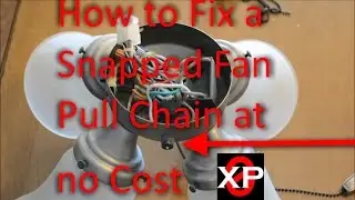 Fix a Snapped Fan Pull Chain at No Cost, How to