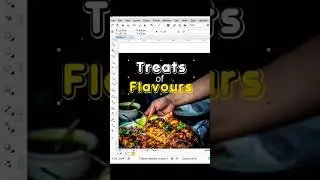 Food Post Design in Corel Draw