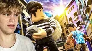 СТАЛ ГРАБИТЕЛЕМ НА 24 ЧАСА В ROBLOX ЧЕЛЛЕНДЖ
