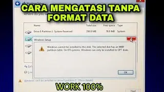 windows cannot be installed to this disk. the selected disk is of the gpt partition style