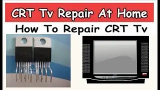 Crt tv power section repair