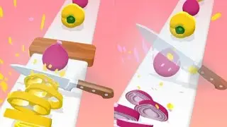 Perfect Slices! Very satisfying and relaxing asmr slicing game