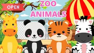 Learn Zoo Animals and Their Sounds - Fun Educational Video for Kids
