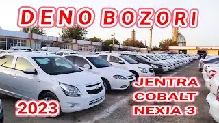 JENTRA COBALT NEXIA -3 NARXLARI 5-NOYABR SURXONDARYO DENOV MASHINA BOZORI 2023 #SurXon_Tv_Uz #denov
