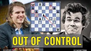 Out of control | Magnus Carlsen vs Richard Rapport | Blitz Wch 2022
