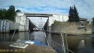 Волга  Рыбинский шлюз