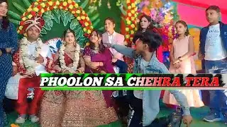 phoolon sa chehra tera| shaadi dance 🪩🩰#full video dance boy #stage dance #viral 🩰#hindi songs 🤩🎶