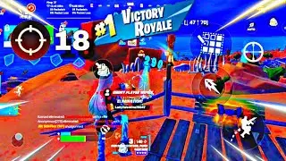 18 KILL WIN 🏆 on Fortnite Mobile 😳 iPhone 15 Pro