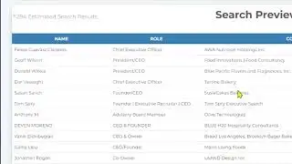 LeadSoft - Search Example - Restaurants and Food & Beverage 1