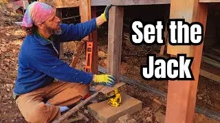 Set post and jack to LEVEL a HOUSE