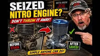 How to Unstick a Seized Nitro Engine | Save It, Don’t Throw It Away! Simple anyone can do.