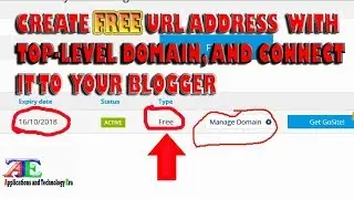 How to Obtain a Free Domain Name With Top-Level Domain With Steps to Add it to Your Blogger