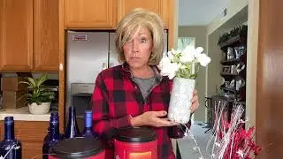 Martha's Americana Red Jugs and Boozy Blue vases!