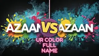 How to make realistic colorful name's with free ai tool 2024/Apne name ka #ai image kaise banaen😍