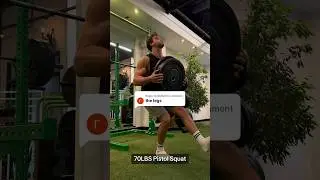 +70lbs Pistol Squat #calisthenics #pistolsquat