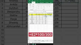 Excel Shortcut Tricks-Find Percentage 