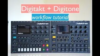 Digitakt and Digitone Setup & Workflow Tutorial: an AMAZING compact synth rig