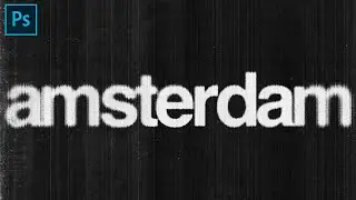 Easy Photocopy Scan Line Text Effect Photoshop