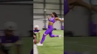 Kicking Field Goals With Vikings Cheerleaders! 👀