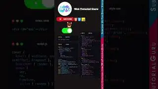 On/off switch using html css js 