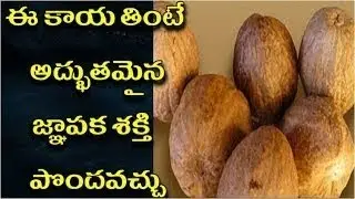 ఈ కాయ తిన్నారంటే   జ్ఞాపకశక్తి, సుఖ నిద్ర  | ee kaya ni thinte memory power perugutundi