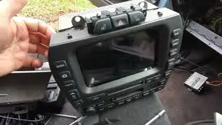 X-Type Part 2: radio/ sat nav unit removal.
