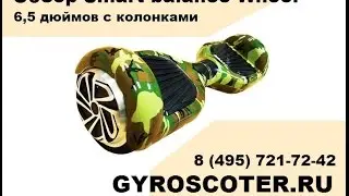 Видеообзор гироскутера Smart Balance 6,5 дюймов Хаки