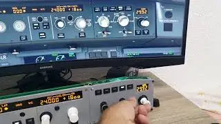 Airbus A320 FCU EFFIS with KAV displays