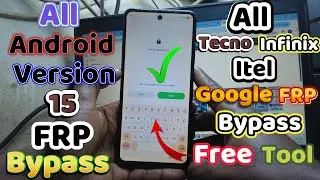 New All Tecno infinix Android 15 FRP Bypass ADB Unlock Tool Free Download 2025
