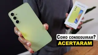 Finalmente PEGUEI o GALAXY A34 5G Unboxing e impressões