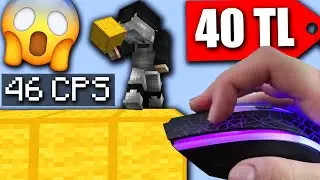 💲 THE MOST but THE CHEAPEST DRAG CLICK MOUSE! (5 $) 💲 - craftrise bedwars minecraft god bridge