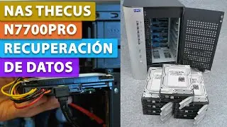 Cómo recuperar datos RAID 5 y RAID 6 en un NAS Thecus N7700Pro averiado