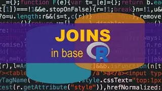 SQL-Like Joins in Base R: Livestream Recording