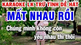 Karaoke Liên Khúc Rumba Nhạc Sến Tone Nữ | Mất Nhau Rồi | Con Đường Xưa Em Đi