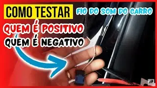 How to TEST the POLARITY of the CAR SOUND SYSTEM WIRES in your CAR DOOR